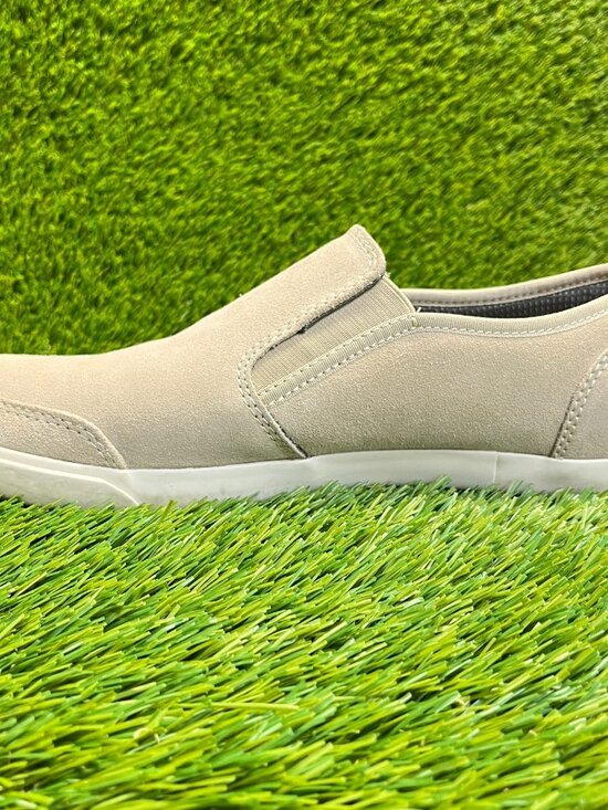 Clarks Torbay Mens Size 11 Beige Casual Classic Suede Slip On Loafers Shoes main image 10